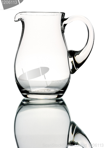 Image of Glass pitcher, isolated