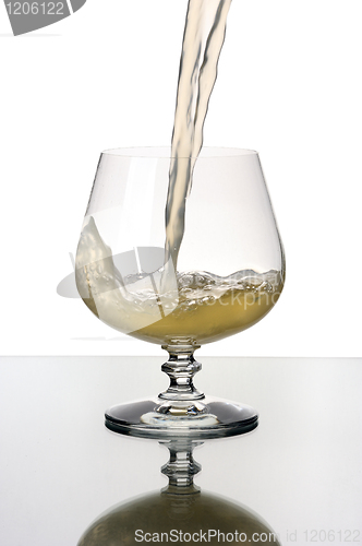 Image of Glass goblet, isolated.