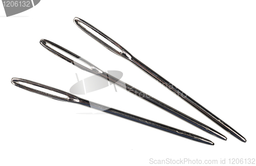 Image of Sewing needles, isolated