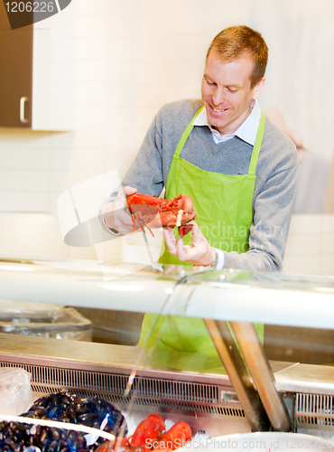 Image of Lobster at Grocery Store