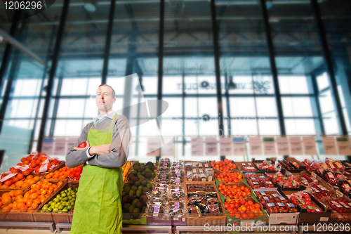 Image of Grocery Store Owner Portrait