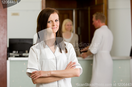 Image of Portrait of a Spa Worker