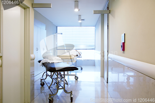 Image of Hospital Interior Hallway