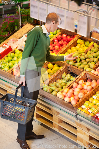 Image of Man Buying Fruit