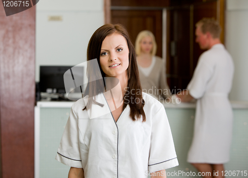 Image of Spa Therapist in Uniform