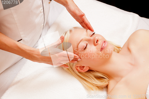 Image of Woman Receiving Spa Massage