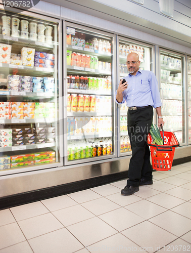 Image of Supermarket Cell Phone