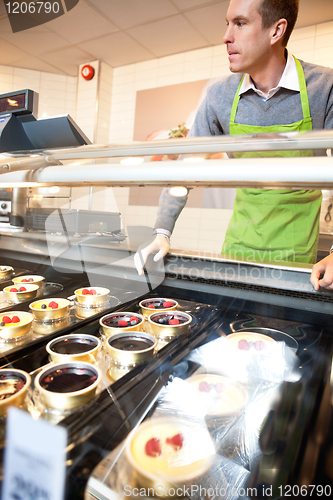 Image of Pastry for selling in the supermarket