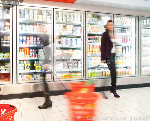 Image of Busy Grocery Store