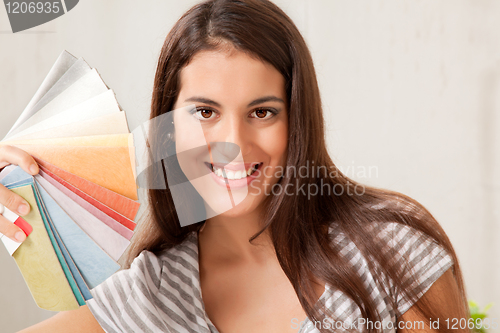 Image of Color Swatch Woman