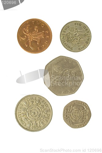 Image of Five English Coins 2