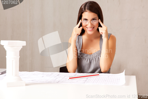 Image of Architect at Desk