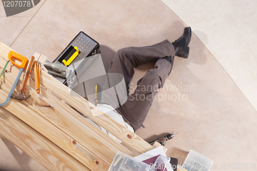 Image of Carpenter at work