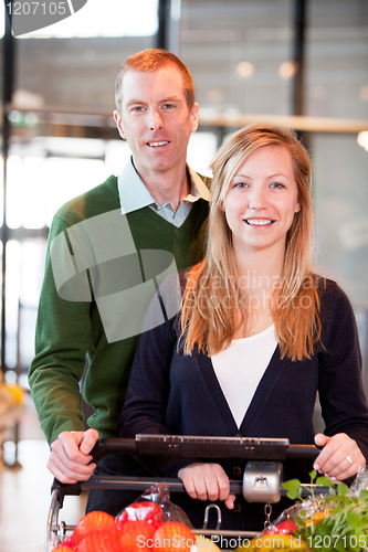 Image of Supermarket Couple