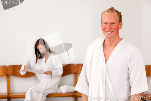 Image of Man at Spa