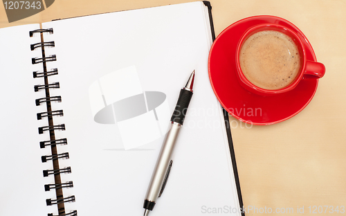 Image of Coffee and Diary