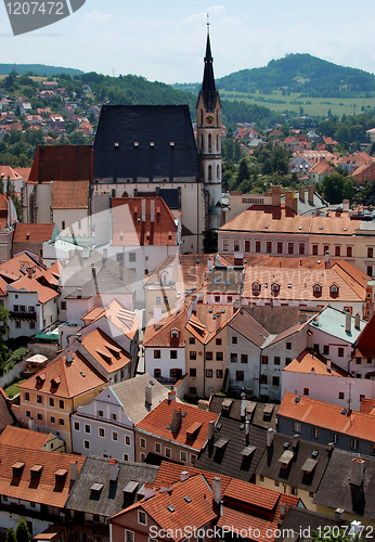 Image of Center of Cesky Krumlov, Czech Republic