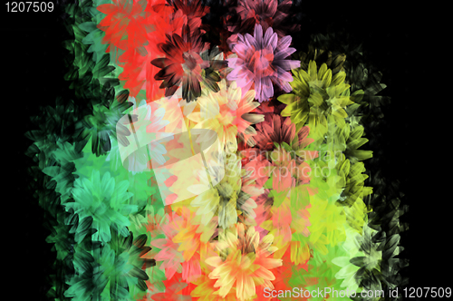 Image of colorful floral pattern