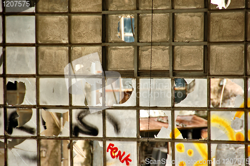 Image of factory windows