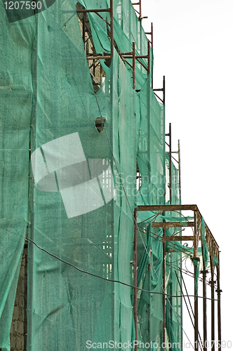 Image of scaffold netting