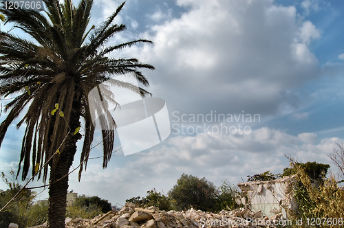 Image of demolished house