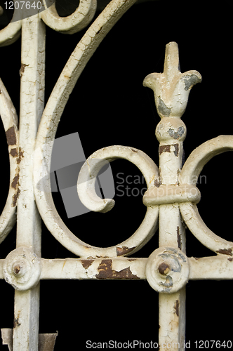 Image of vintage window metalwork