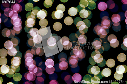 Image of light dots