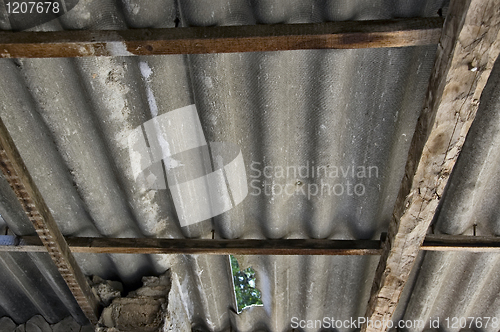 Image of asbestos roof