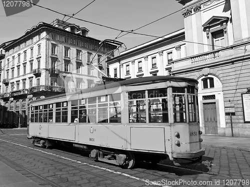 Image of Vintage tram, Milan