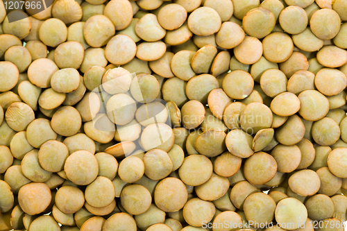 Image of Piled grains lentils (foodstuff)