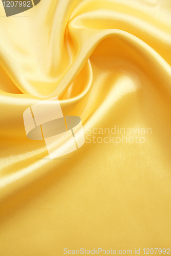 Image of Smooth elegant golden silk 