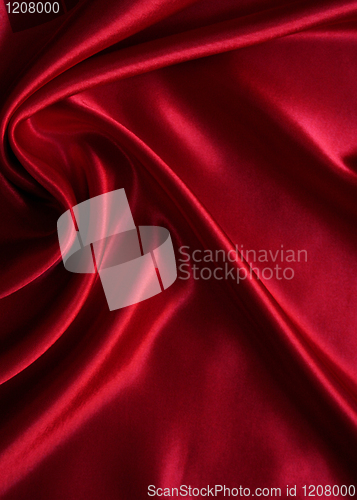 Image of Smooth elegant red silk 