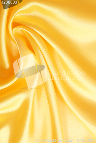 Image of Smooth elegant golden silk 