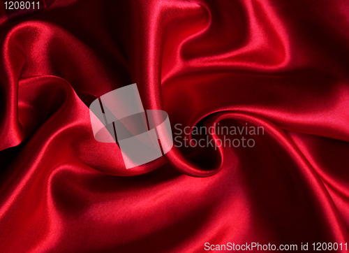 Image of Smooth elegant red silk 