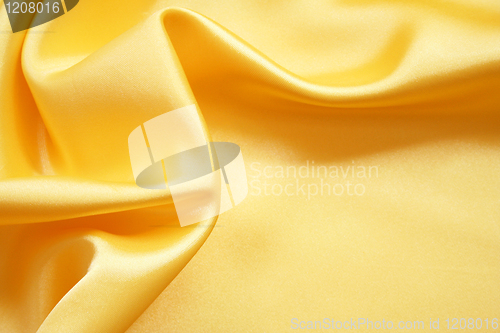Image of Smooth elegant golden silk