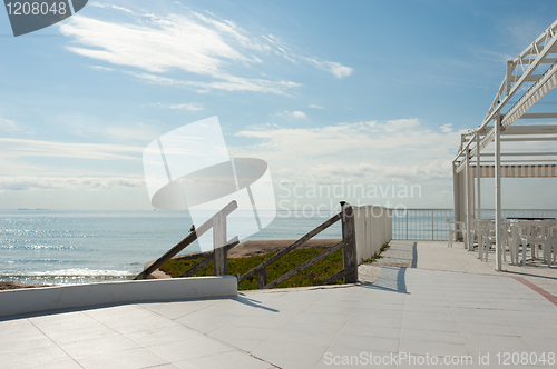 Image of Sunny summer terrace