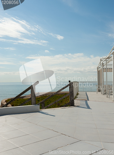 Image of Sunny summer terrace