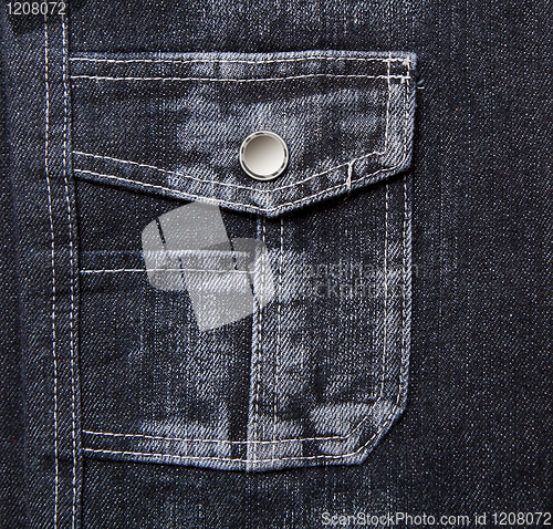 Image of jeans pocket