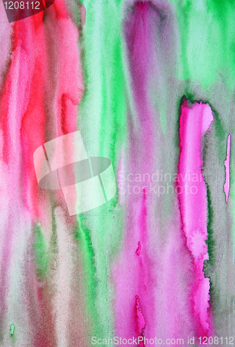 Image of Abstract watercolor background  on paper texture 