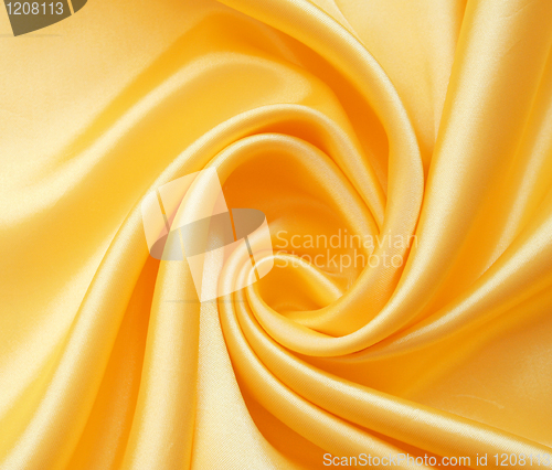 Image of Smooth elegant golden silk 