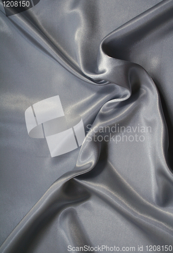 Image of Smooth elegant grey silk as background 