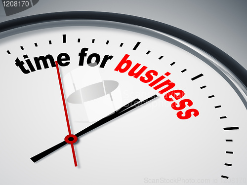 Image of time for business