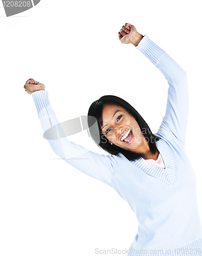 Image of Happy young woman