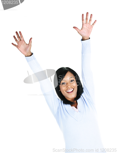 Image of Happy young woman