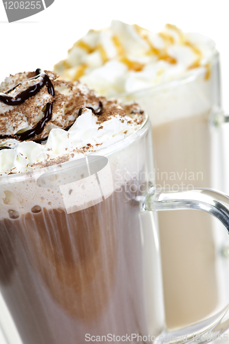 Image of Hot chocolate and coffee beverages