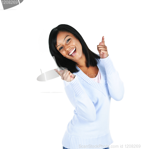 Image of Smiling young woman