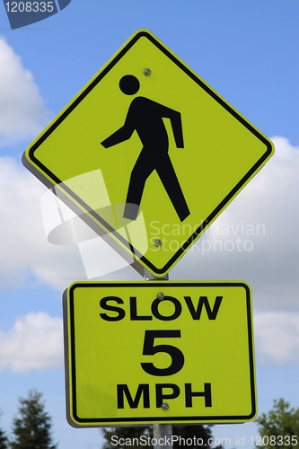 Image of Drive Slow Road Sign