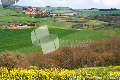 Image of Italy. Tuscany region, Val D'Orcia valley. Tuscany landscape. 