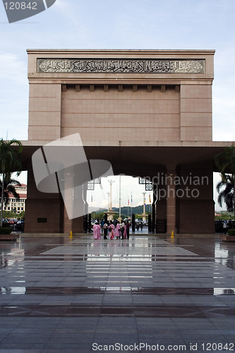 Image of Putrajaya mosque, Kuala Lumpur, Malaysia.