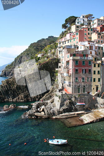 Image of Italy. Cinque Terre. Riomaggiore village